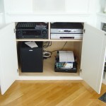 All components housed in cabinet below