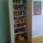 Converted Pantry Existing 2 door pantry