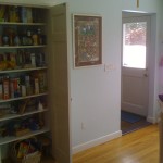 Converted Pantry Existing 2 door pantry