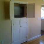 Converted Pantry TV on top half