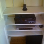 Converted Pantry All components housed in cabinet below
